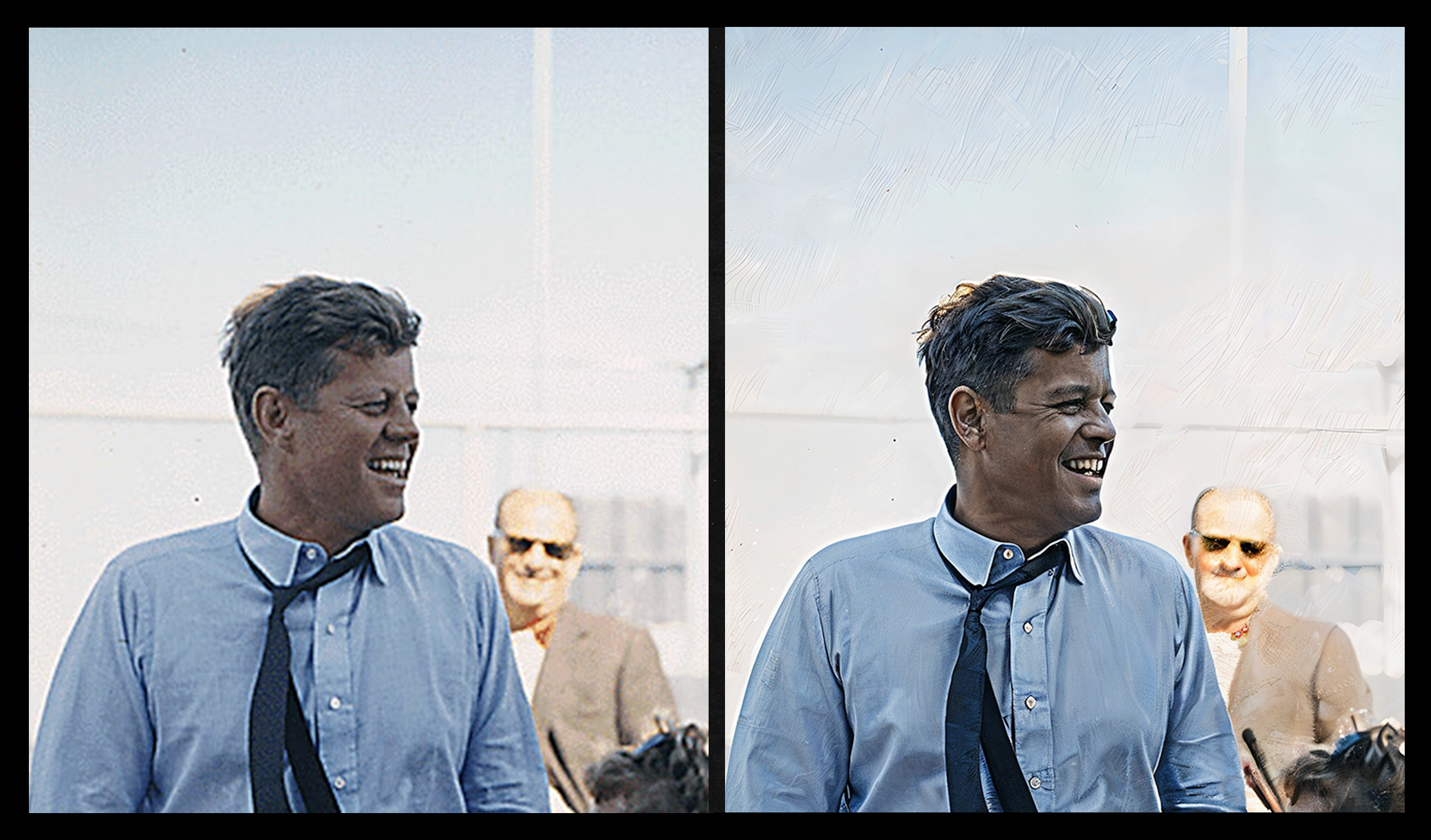 Fig. 10: JFK Upscale – Artifacts