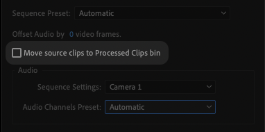 Fig. 2: Move Source Clips Settings